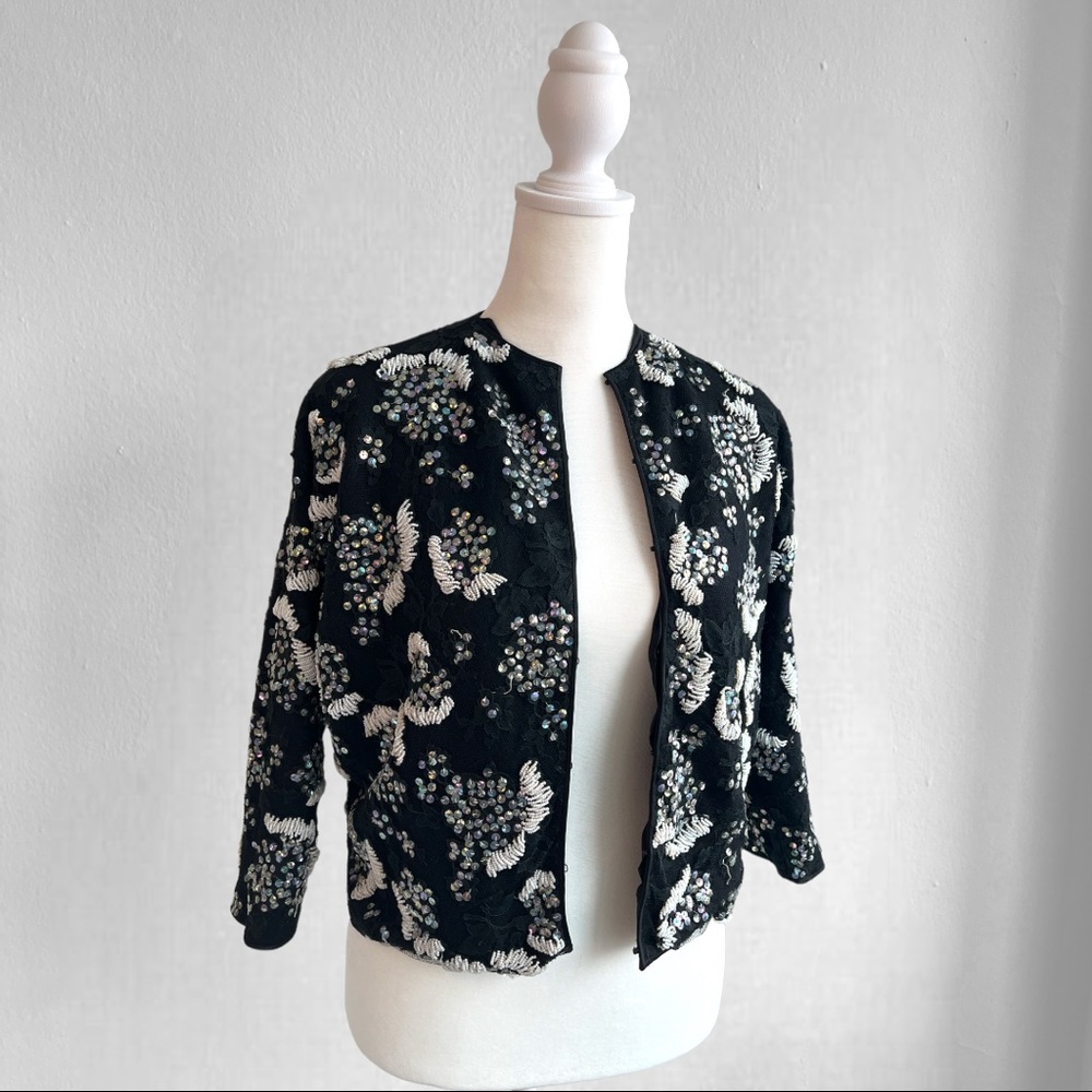 Vintage beaded cardigan